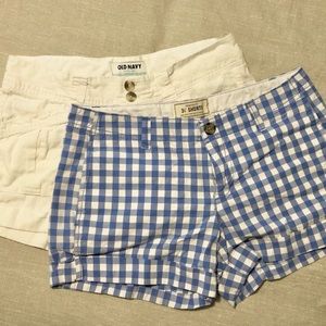 Two pairs of shorts